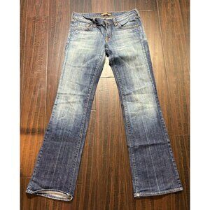 Arden B Jeans Womens 6 Flared Leg Denim Blue Low Rise Bootcut Medium Wash Y2K